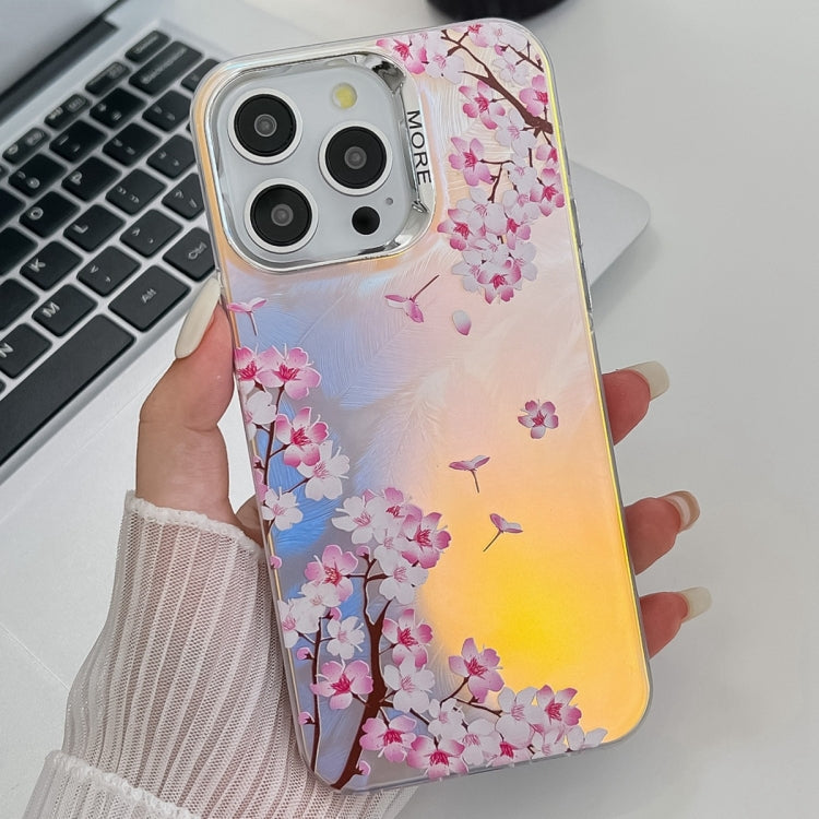 Electroplating Laser Flower Texture TPU Phone Case, Series 6