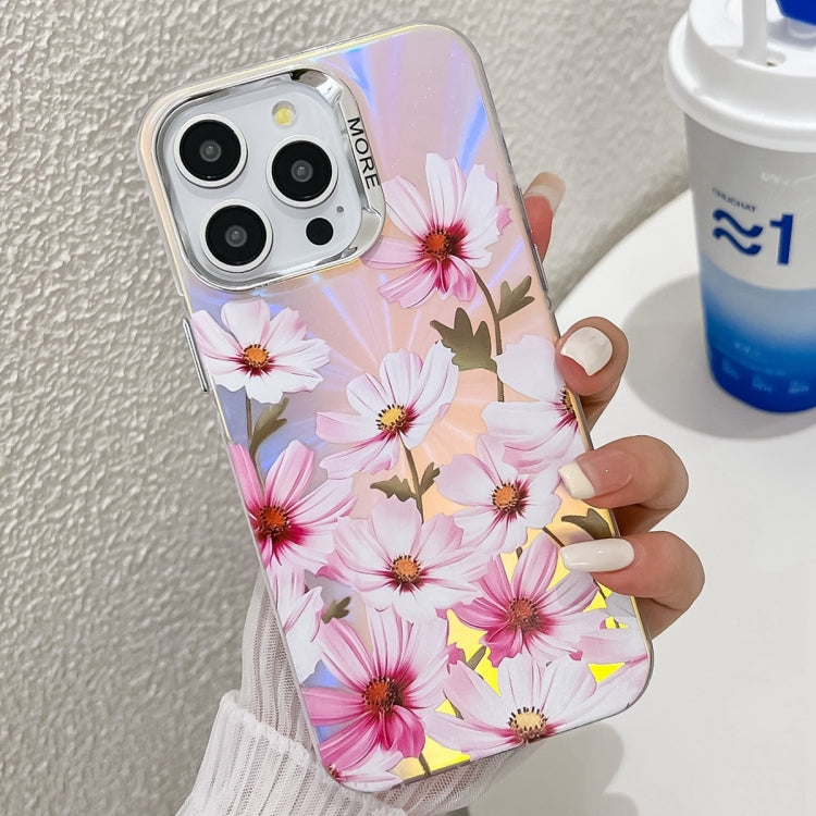 Electroplating Laser Flower Texture TPU Phone Case, Series 6