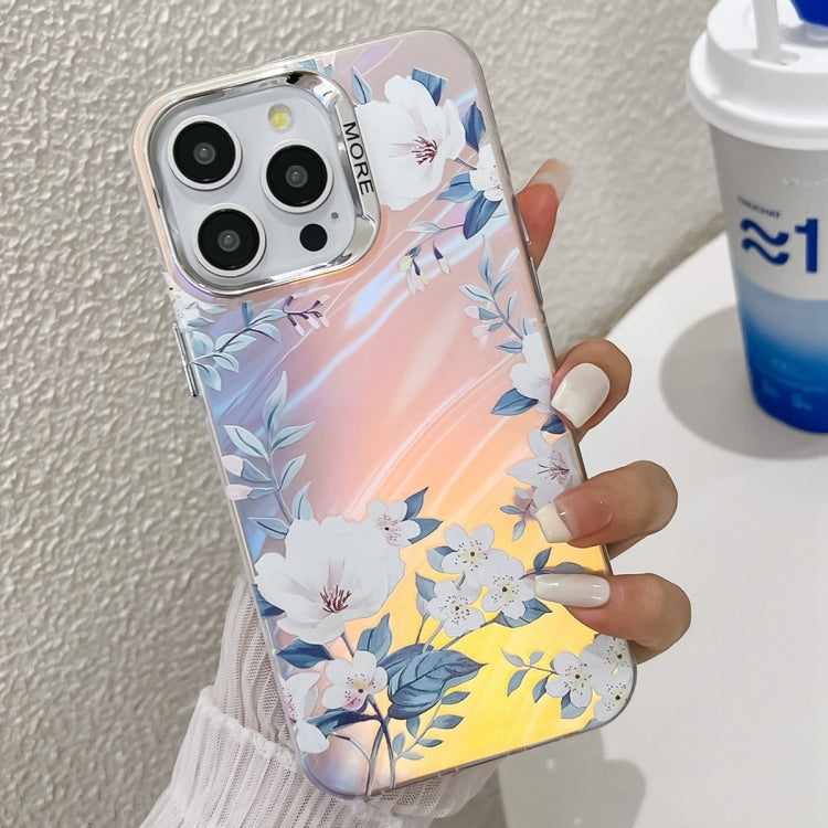 Electroplating Laser Flower Texture TPU Phone Case, Series 6