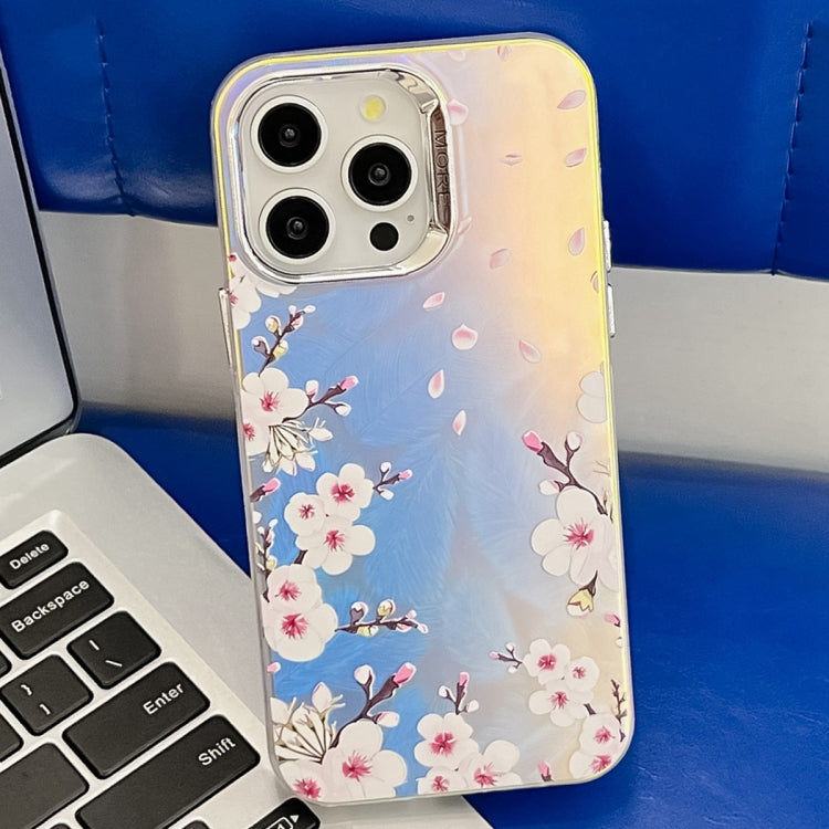 Electroplating Laser Flower Texture TPU Phone Case, Series 6