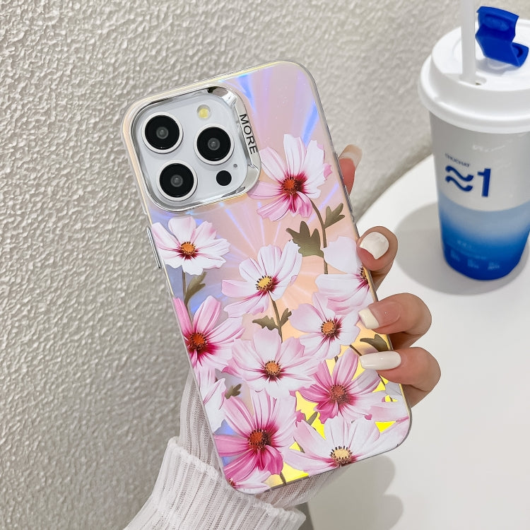 Electroplating Laser Flower Texture TPU Phone Case, Series 11