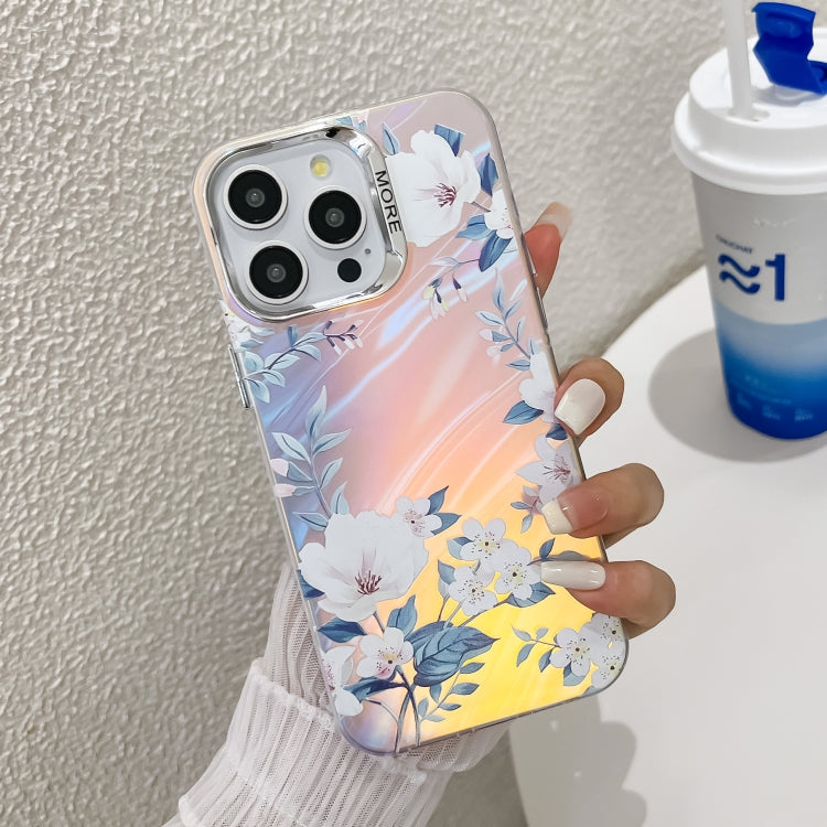 Electroplating Laser Flower Texture TPU Phone Case, Series 11