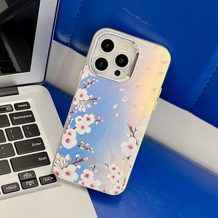 Electroplating Laser Flower Texture TPU Phone Case, Series 11