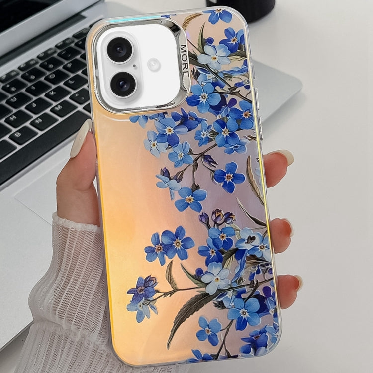 Electroplating Laser Flower Texture TPU Phone Case, Series 2