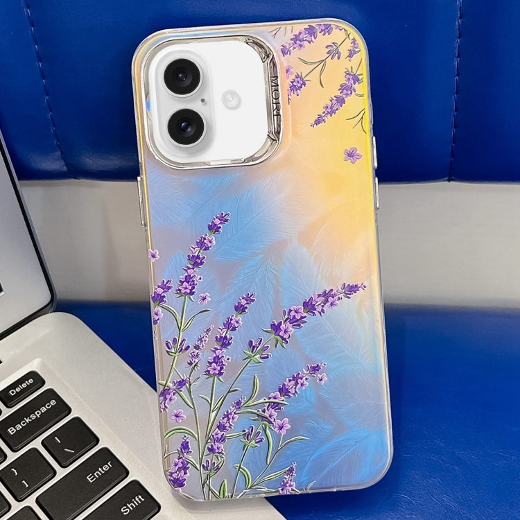 Electroplating Laser Flower Texture TPU Phone Case, Series 2