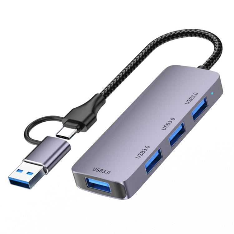 T203 USB + Type-C 3.0 Converter Hub 5Gbps USB 3.0 Data Transfer Adapter for Laptop / Tablet PC My Store