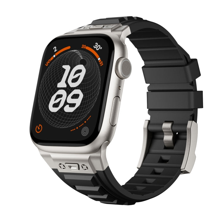 Metal Connector Silicone Watch Band, Series 3