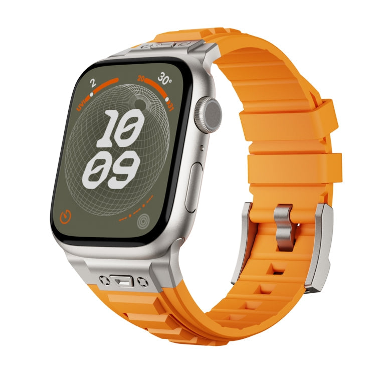 Metal Connector Silicone Watch Band, Series 3