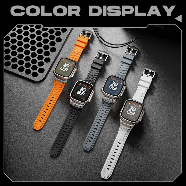 Metal Connector Silicone Watch Band, Series 1