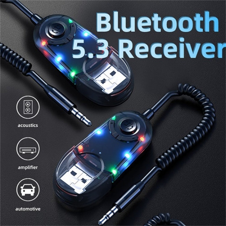 W9 Car Bluetooth Music Receiver USB Bluetooth 5.3 Adapter Wireless Audio Receiver ÎҵÄÉ̵ê