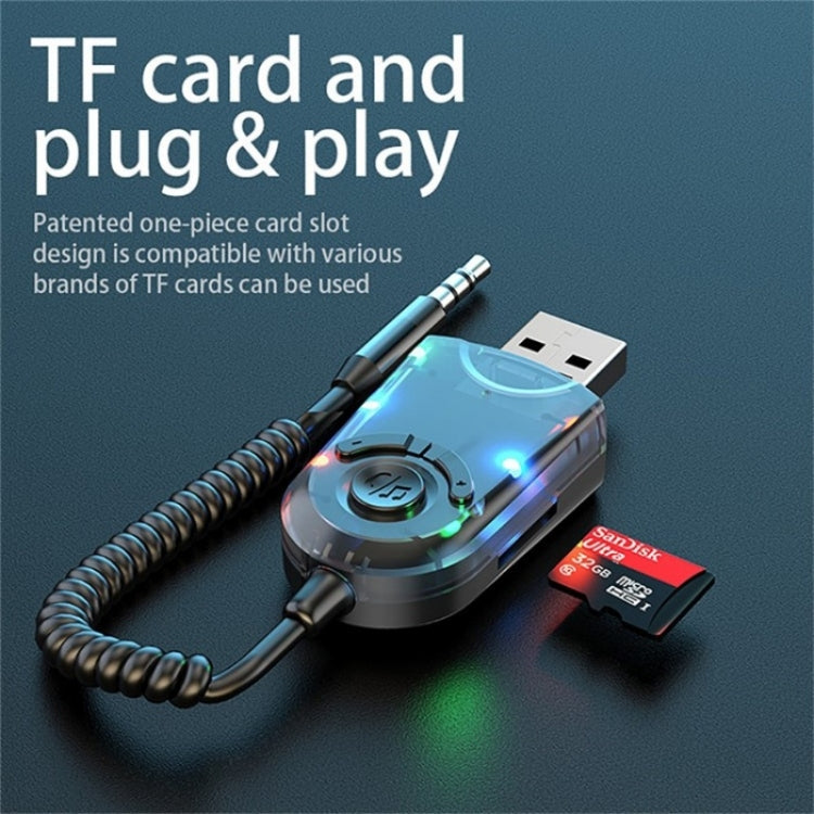 W9 Car Bluetooth Music Receiver USB Bluetooth 5.3 Adapter Wireless Audio Receiver ÎҵÄÉ̵ê