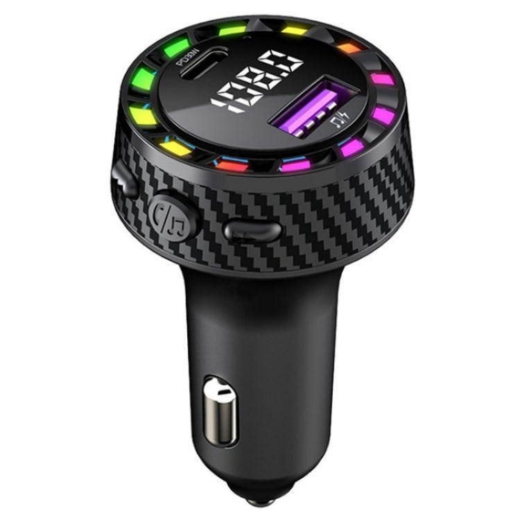 C55 With Breathing Light Bluetooth FM Transmitter USB+Type-C Car Fast Charger ÎҵÄÉ̵ê