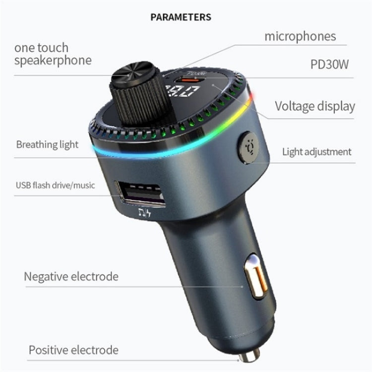 C58 Car MP3 Music Player Type-C + USB Car Charger Bluetooth Adapter FM Transmitter ÎҵÄÉ̵ê