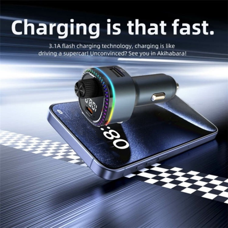 C58 Car MP3 Music Player Type-C + USB Car Charger Bluetooth Adapter FM Transmitter ÎҵÄÉ̵ê