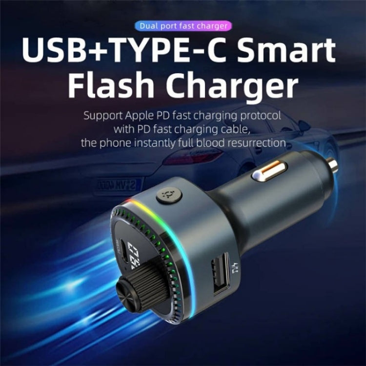 C58 Car MP3 Music Player Type-C + USB Car Charger Bluetooth Adapter FM Transmitter ÎҵÄÉ̵ê