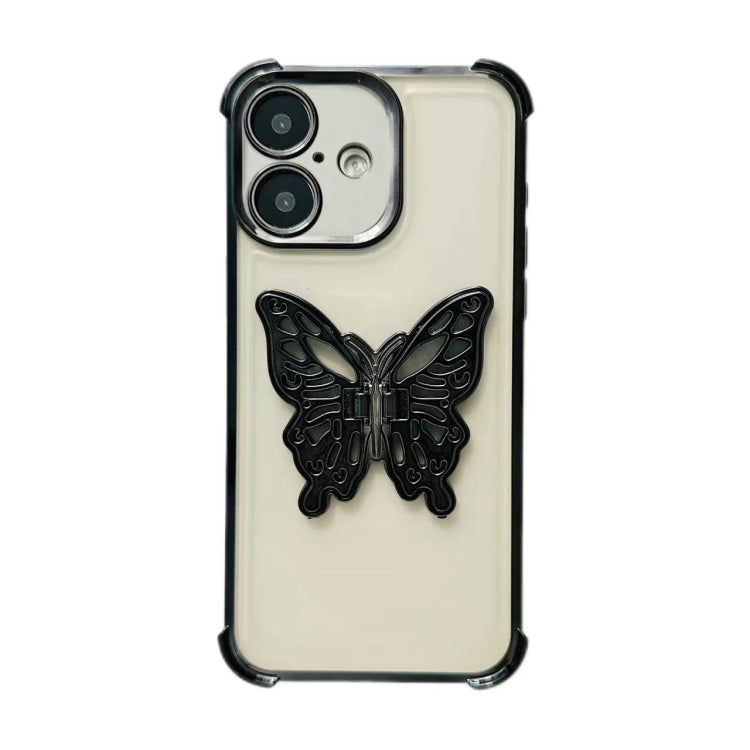 Electrpolated 3D Butterfly Holder TPU Phone Case, Series 3