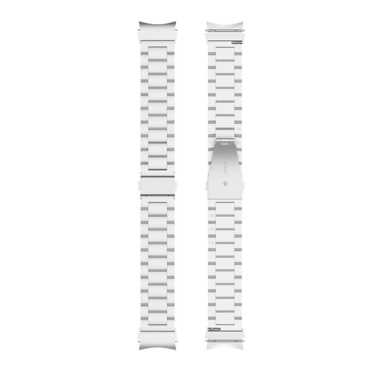 Three Bead Stainless Steel Metal Watch Strap