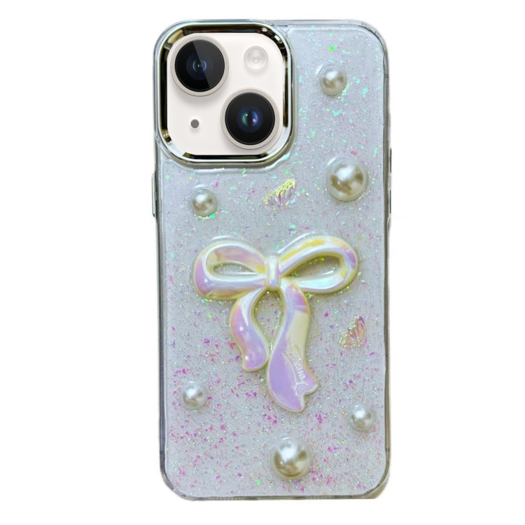 3D Bow Pearl Love Flower TPU Phone Case, Series 2