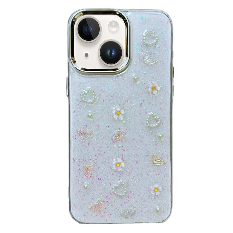 3D Bow Pearl Love Flower TPU Phone Case, Series 2