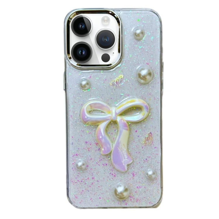 3D Bow Pearl Love Flower TPU Phone Case, Series 2