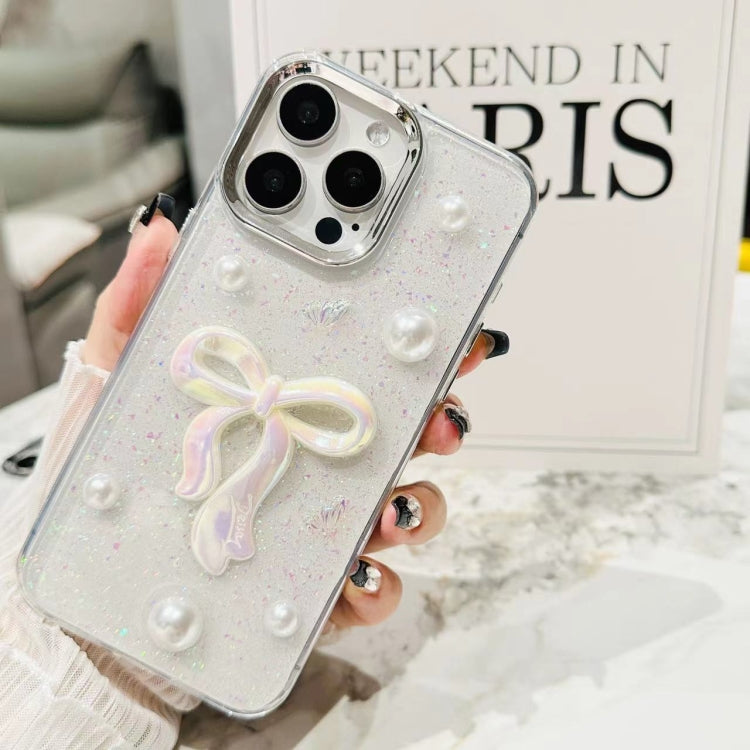 3D Bow Pearl Love Flower TPU Phone Case, Series 2