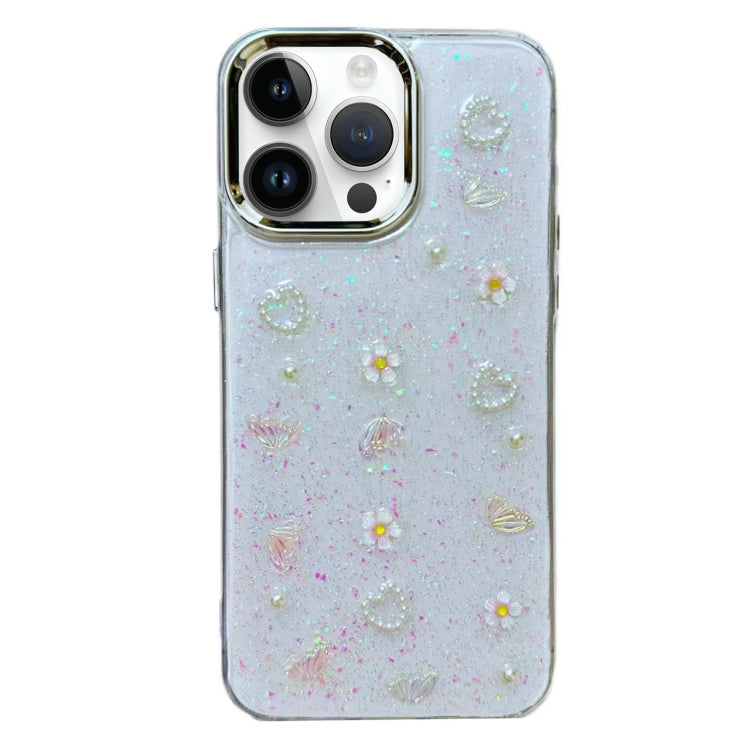 3D Bow Pearl Love Flower TPU Phone Case, Series 2