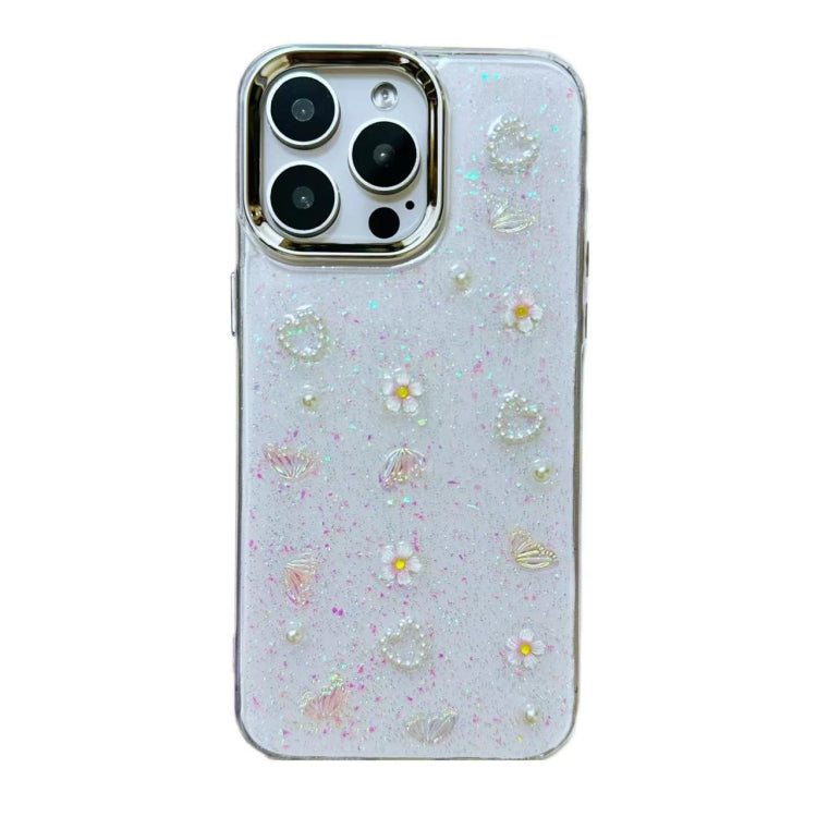 3D Bow Pearl Love Flower TPU Phone Case, Series 1