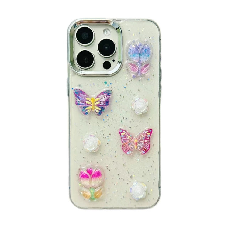 3D Colorful Crystal Butterfly TPU Phone Case, Series 1