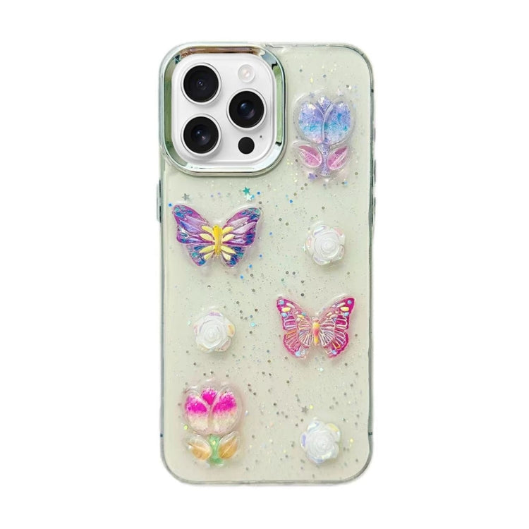 3D Colorful Crystal Butterfly TPU Phone Case, Series 1