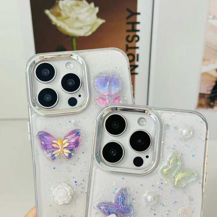 3D Colorful Crystal Butterfly TPU Phone Case, Series 1