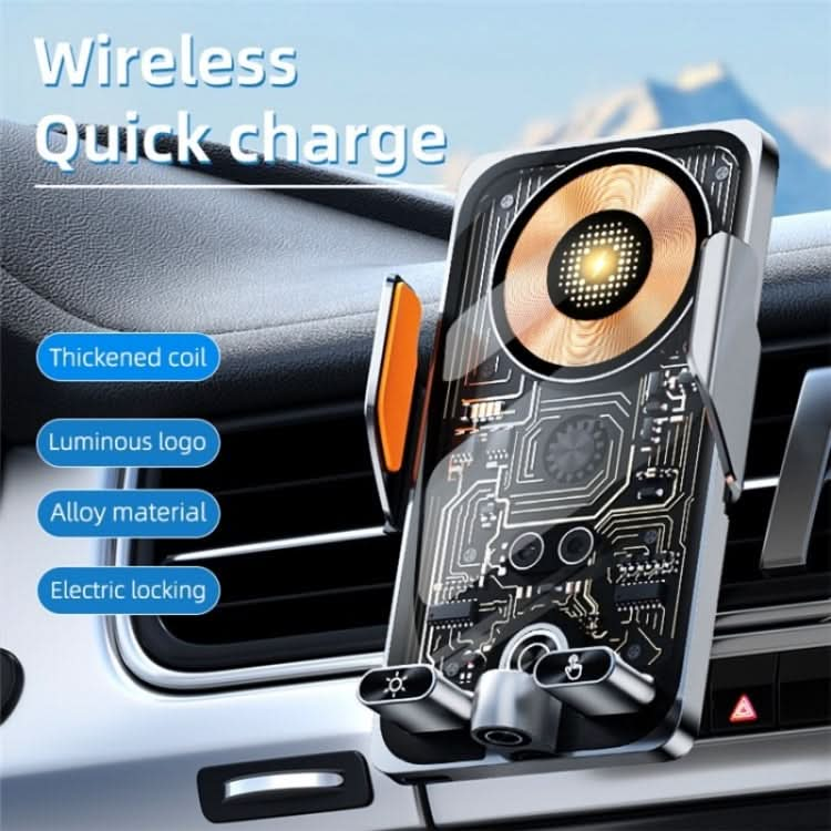 C1 Car Wireless 66W Fast Charger Phone Holder Infrared Sensor Punk Style ÎҵÄÉ̵ê