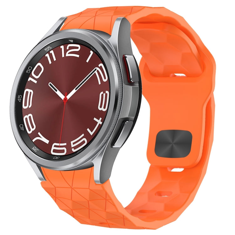 Football Texture Reverse Buckle Silicone Watch Band, Series 3