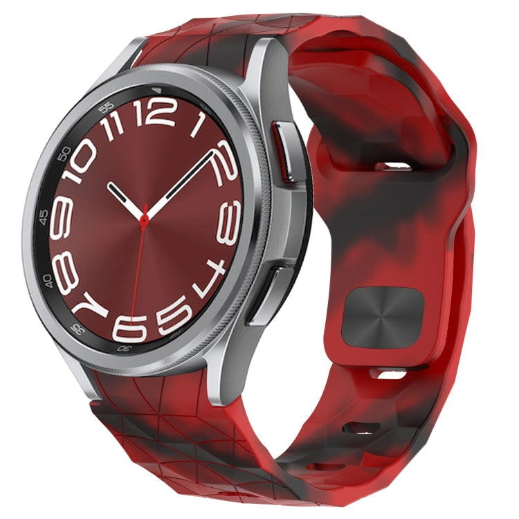 Football Texture Reverse Buckle Silicone Watch Band, Series 3