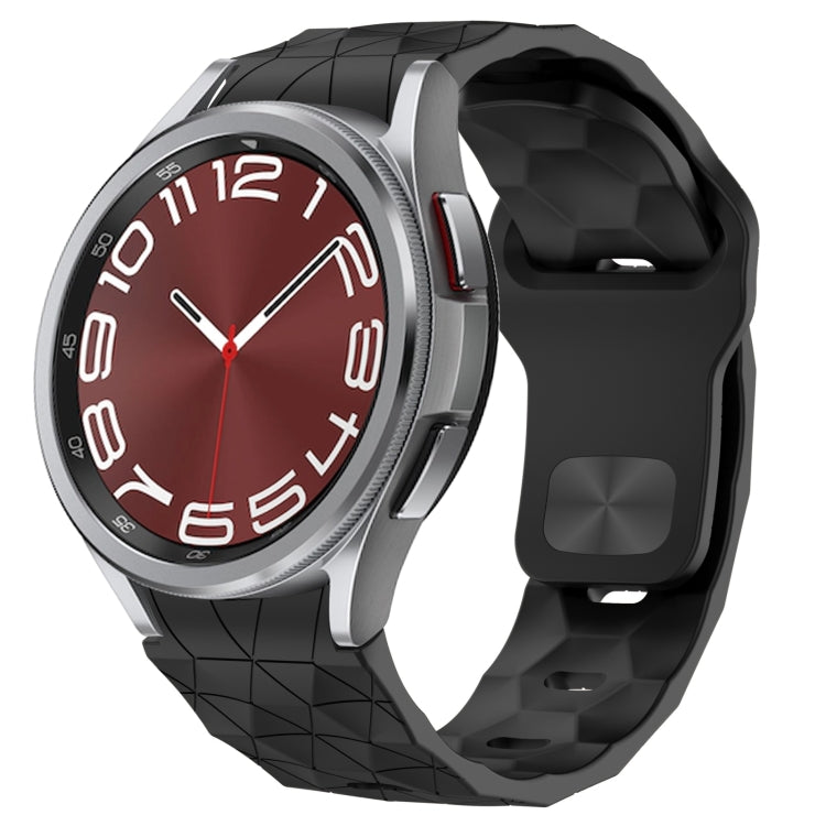 Football Texture Reverse Buckle Silicone Watch Band, Series 3