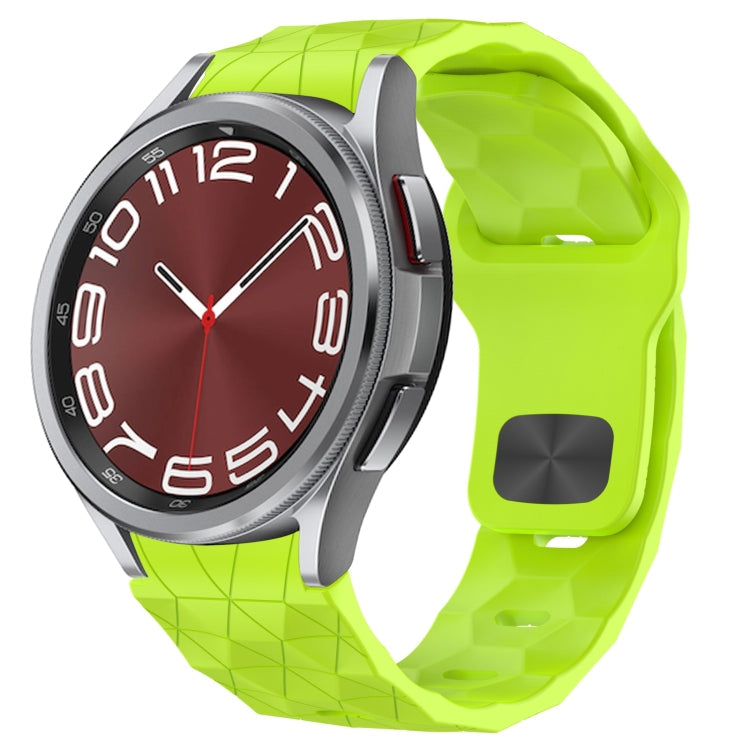 Football Texture Reverse Buckle Silicone Watch Band, Series 3