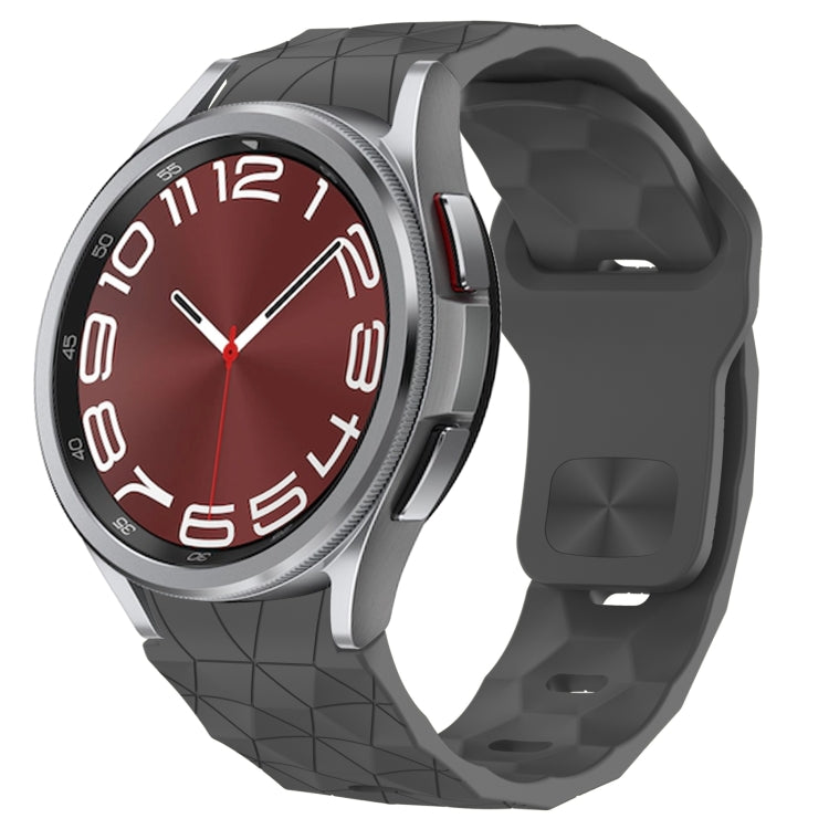 Football Texture Reverse Buckle Silicone Watch Band, Series 3