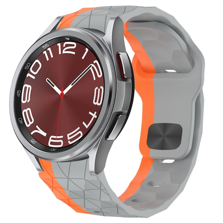 Football Texture Reverse Buckle Silicone Watch Band, Series 3