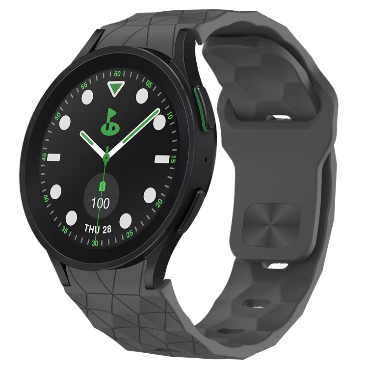 Football Texture Reverse Buckle Silicone Watch Band, Series 2