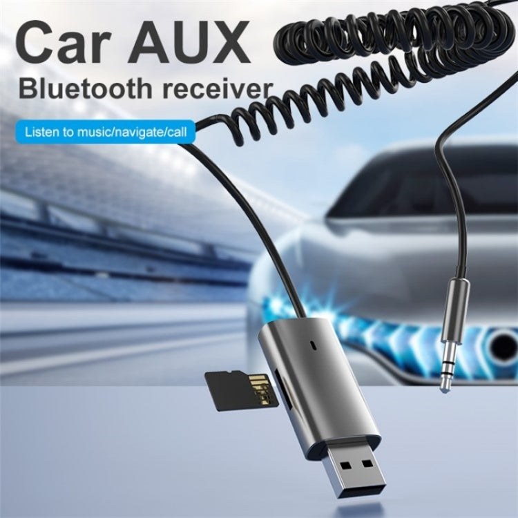 M01 Car Bluetooth Receiver Hands-Free Call  3.5mm AUX Stereo Car Wireless Adapter ÎҵÄÉ̵ê