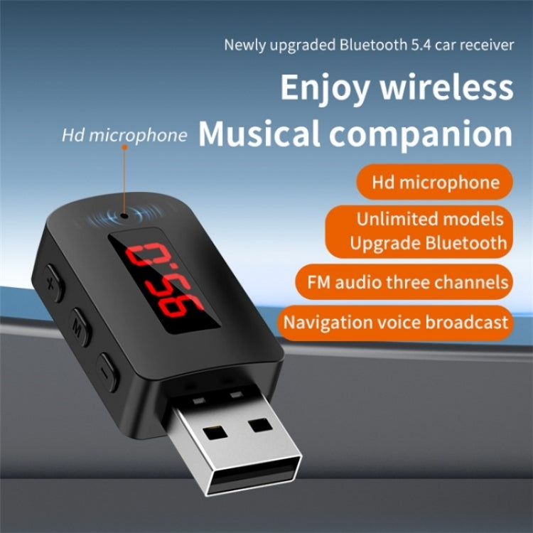 M10 Car Digital Display FM Radio USB Bluetooth Adapter Wireless Audio Receiver ÎҵÄÉ̵ê