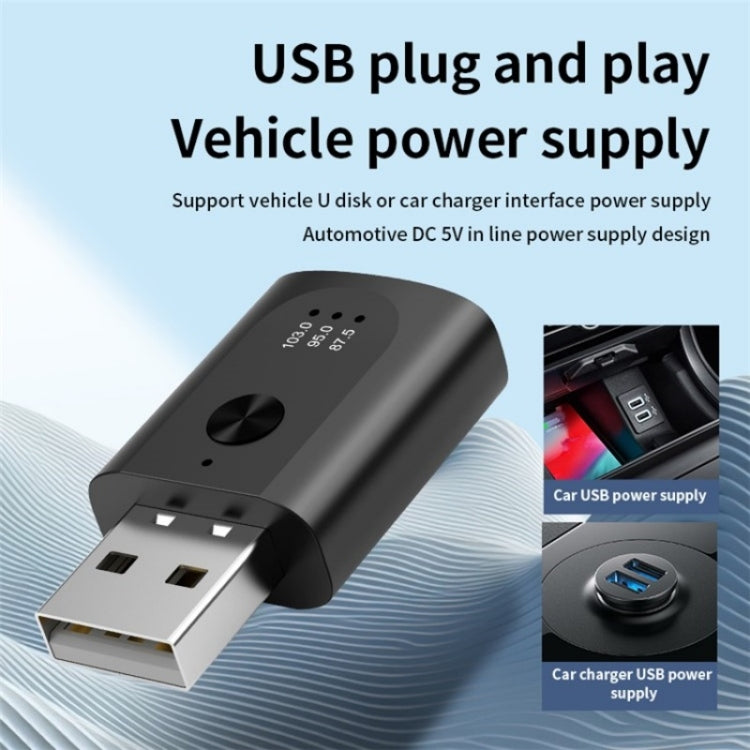 M08 USB Bluetooth 5.3 Adapter Hands-Free Call Car Wireless Audio Receiver ÎҵÄÉ̵ê