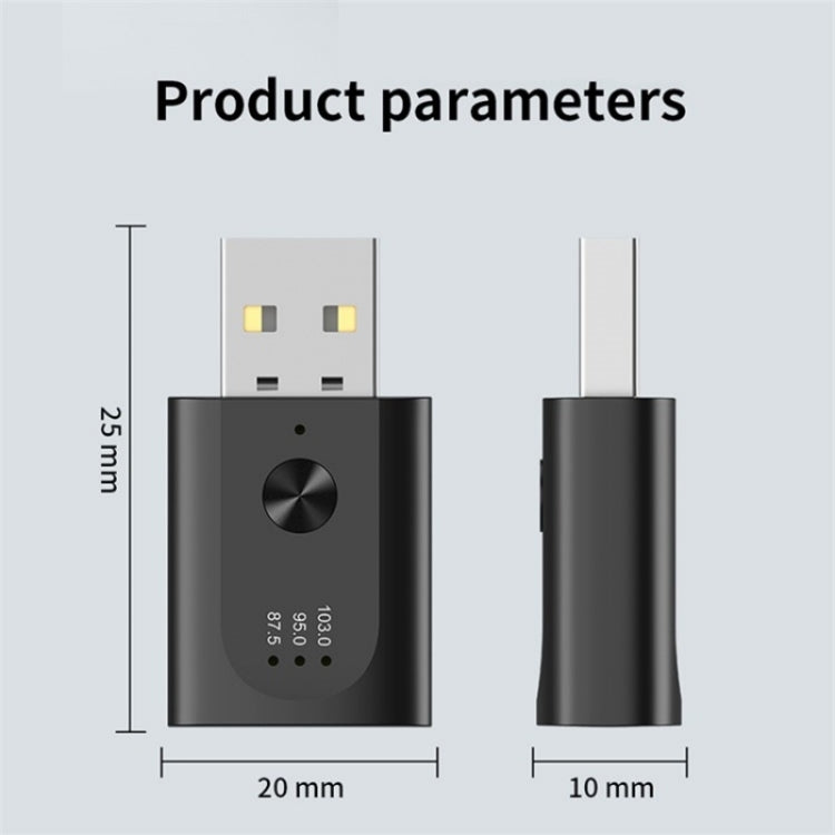 M08 USB Bluetooth 5.3 Adapter Hands-Free Call Car Wireless Audio Receiver ÎҵÄÉ̵ê