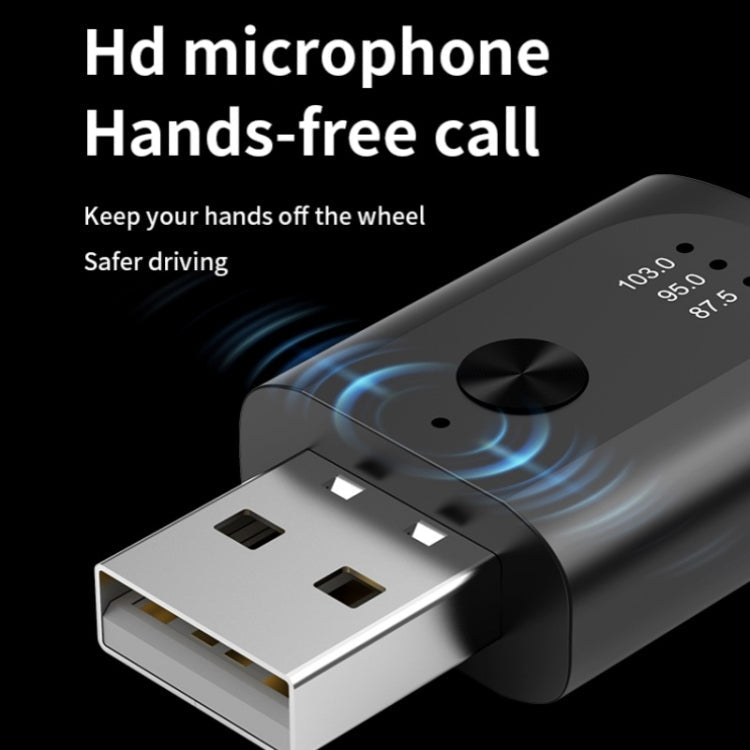 M08 USB Bluetooth 5.3 Adapter Hands-Free Call Car Wireless Audio Receiver ÎҵÄÉ̵ê