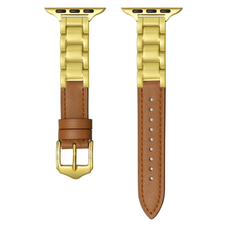 Ceramic Color Buckle Contrast Leather Watch Band, Series 2 My Store