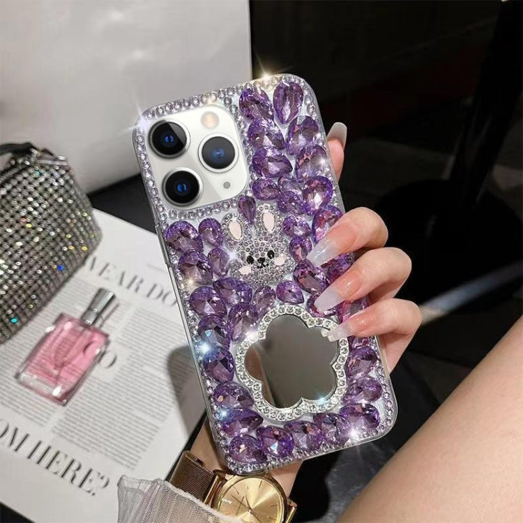 Diamond Mirror Bunny Handmade PC Phone Case, Series 1