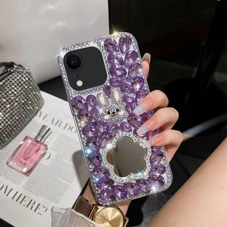 Diamond Mirror Bunny Handmade PC Phone Case, Series 1