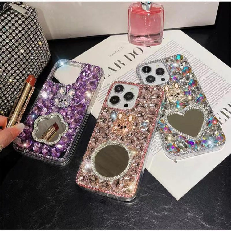 Diamond Mirror Bunny Handmade PC Phone Case, Series 3