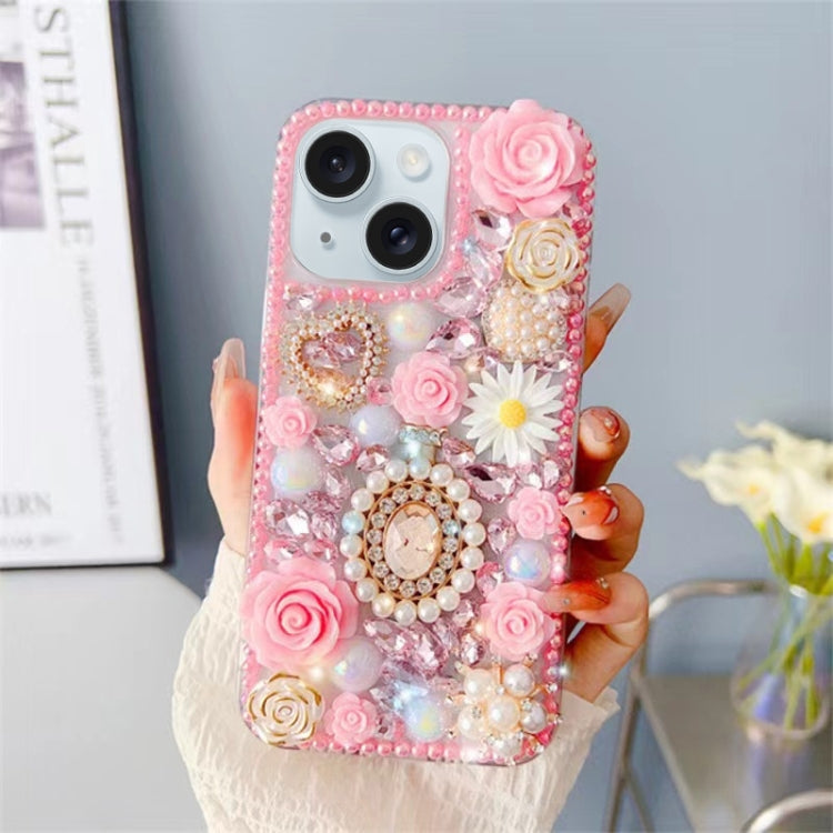 Diamond Inlaid Rose PC Phone Case, Series 3