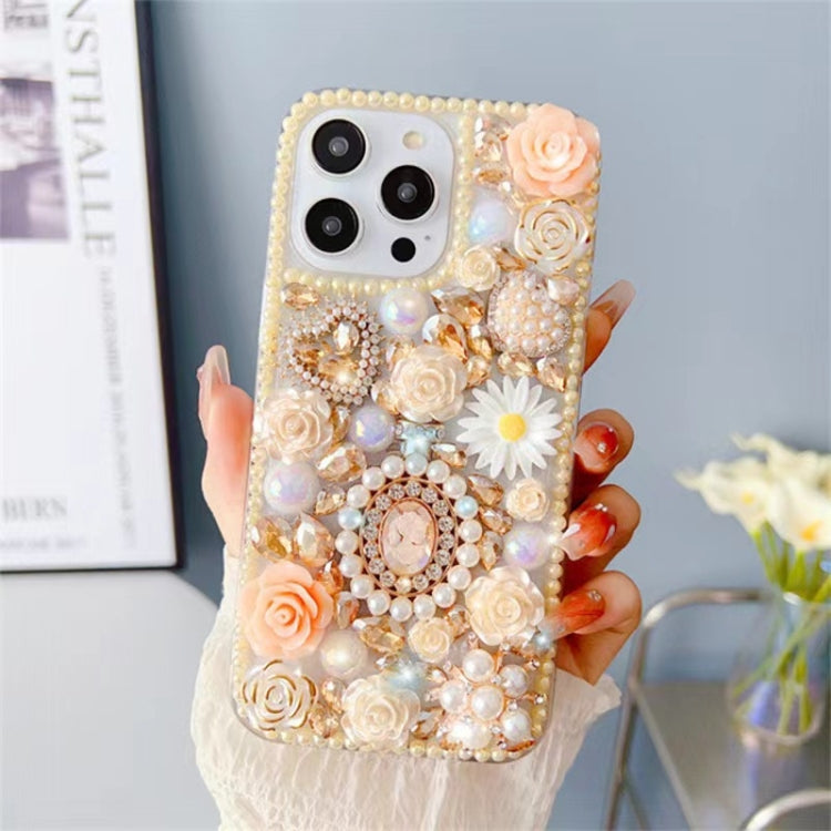 Diamond Inlaid Rose PC Phone Case, Series 3