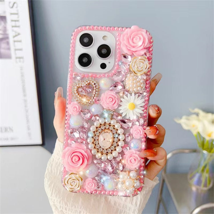 Diamond Inlaid Rose PC Phone Case, Series 2